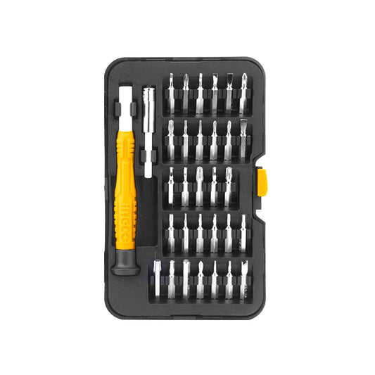 Screwdriver Socket Kit Ingco  32 Pcs/Set Premium Quality Yellow/Black Plastic Box Pack  Hksdb0328 (China)