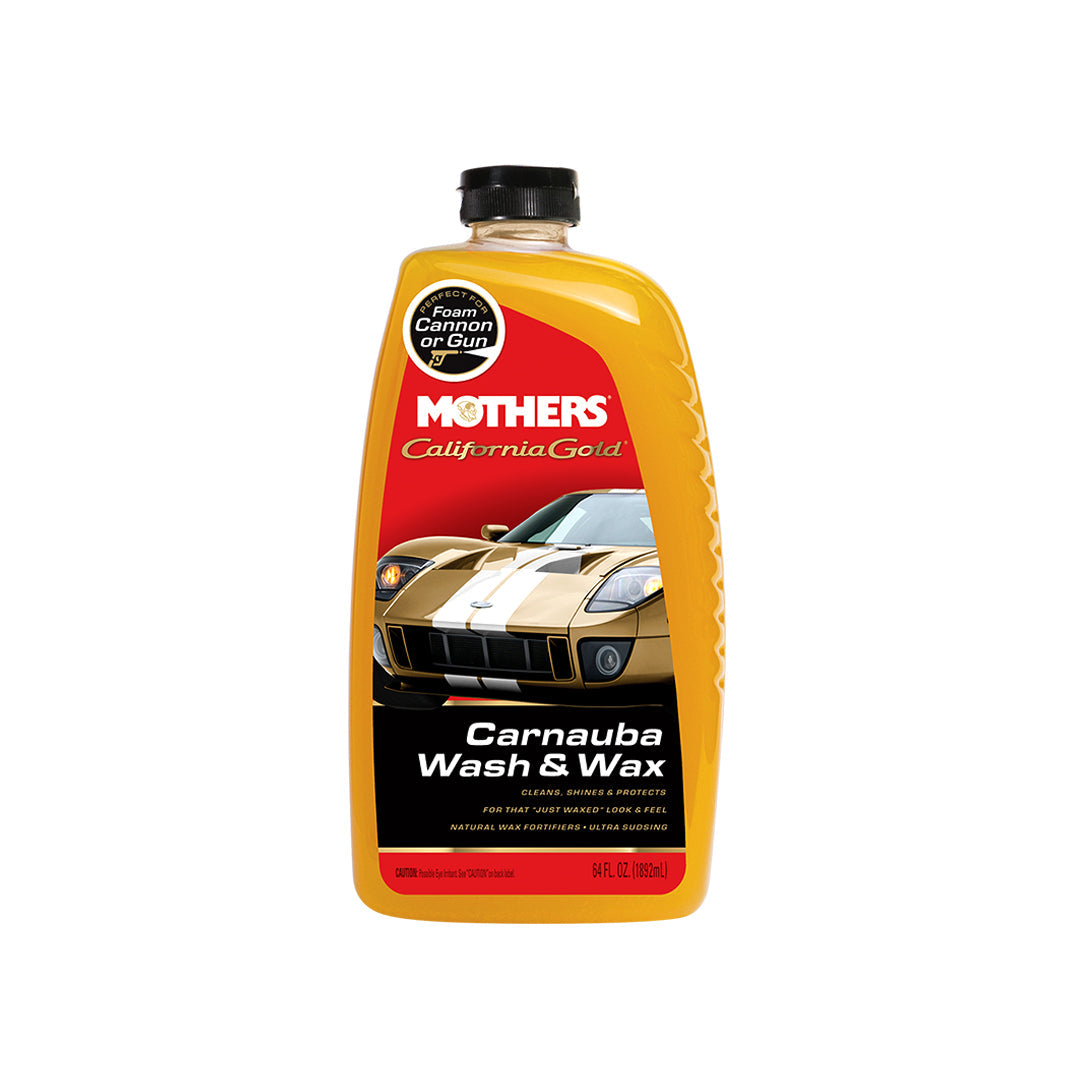 Car Shampoo & Wax Mothers Plastic Can Pack 2.95L Carnauba Wash&Wax 05674 (Usa)