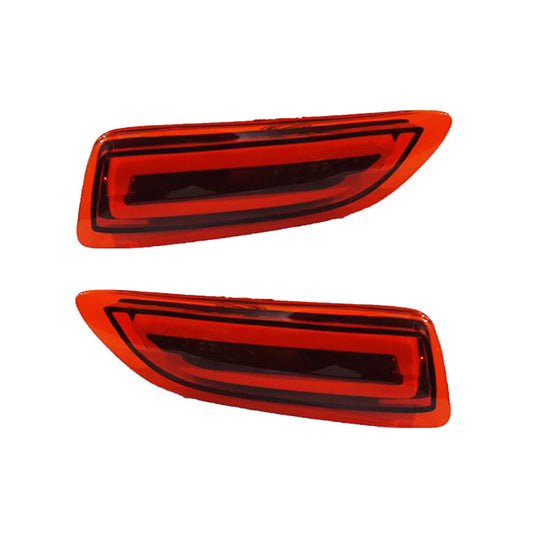 Car Rear Bumper Lamps Toyota Corolla 2012 Oem Fitting Oem Design Red Led 02 Pcs/Set Blister Pack Parking+Brake Function Jn#2011