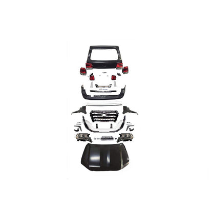 Conversion/Upgrade Kit  Gbt  Oem Design From Landcruiser 2008-2012 To Landcruiser 2021 Plastic Material Without Led Front + Back Sides W/Oem Design Grill W/Oem Lamps  Not Painted   (China)