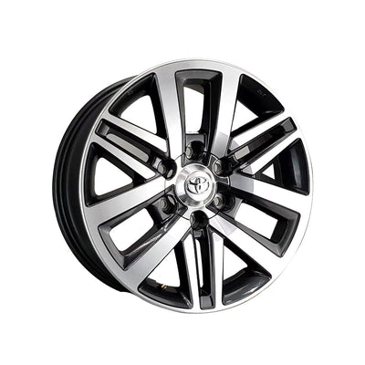 Alloy Wheel Rims Oem Type Design 18" Metal Silver 04 Pcs/Set For Fortuner/Revo (China)