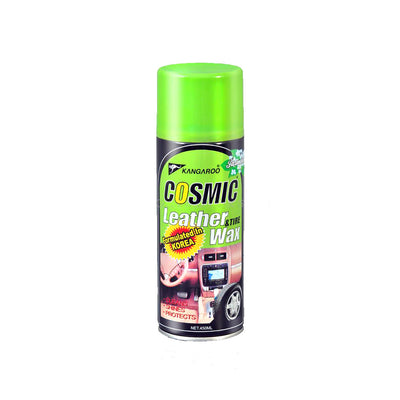 Kangaroo Car Dashboard Polish Jasmine 450Ml Cosmic Leather & Tire Wax (China)