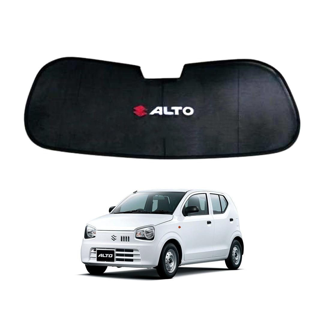 Car Curtain Back Fix Suzuki Alto 2020 With Logo Black (Pakistan)
