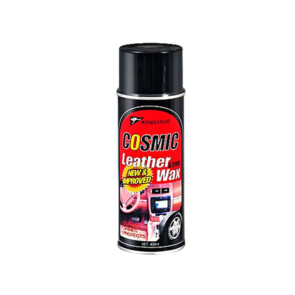 Car Dashboard Polish Kangaroo  Tin Can Pack 400Ml Cosmic Leather&Tire Wax (Korea)