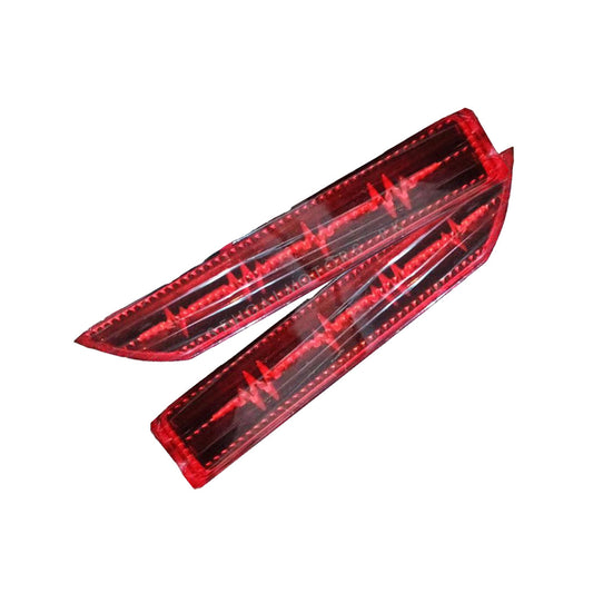 Car Rear Bumper Lamps Toyota Corolla 2012 Oem Fitting Beat Design Red Led 02 Pcs/Set Blister Pack Sky Sky