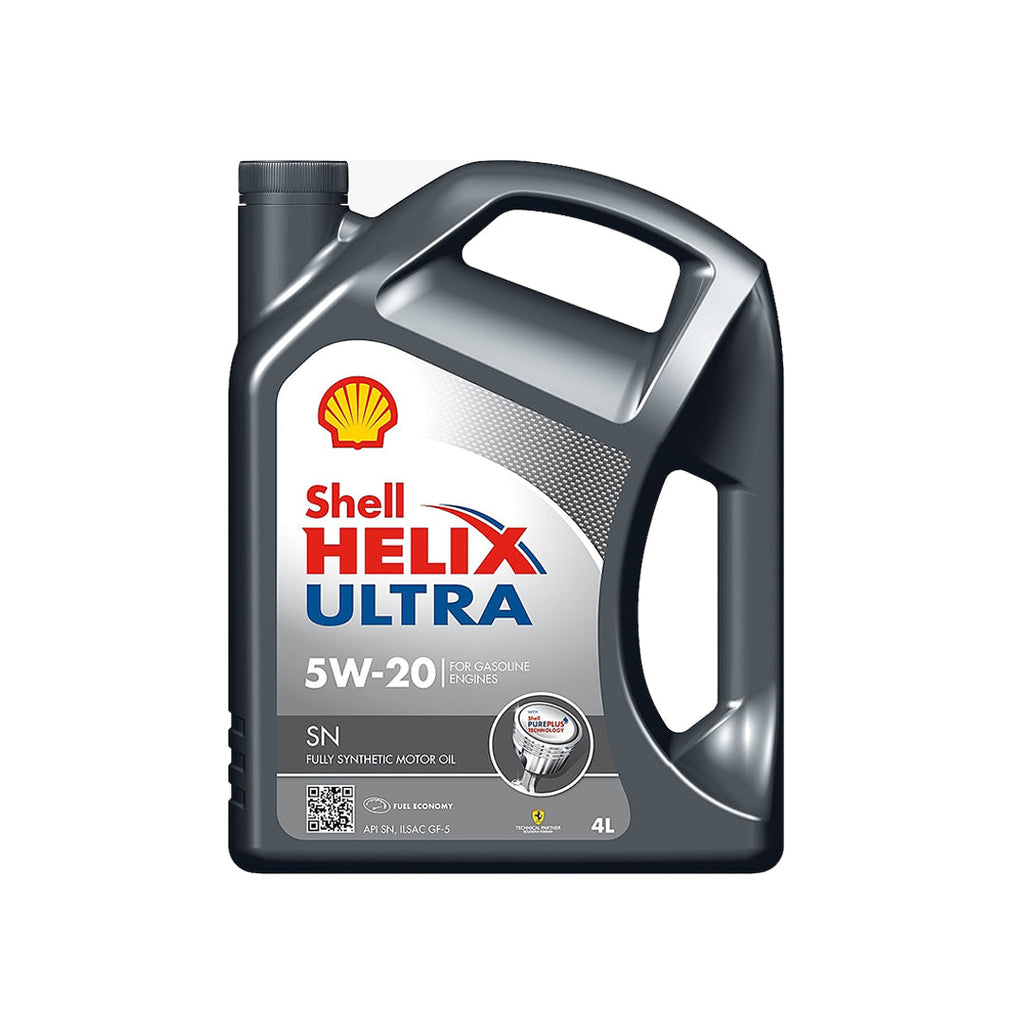 Engine Oil Shell Helix Ultra For Petrol Engine 5W-20 Sn 04 Litres Plastic Can Pack (Pakistan)
