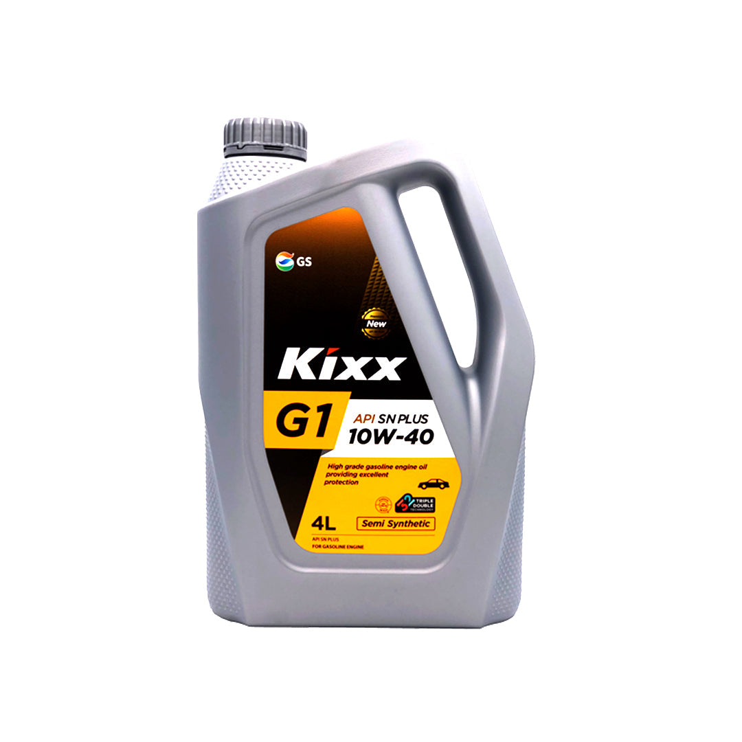 Engine Oil Kixx G1 For Petrol Engine 10W-40 Sn Plus 04 Litres Plastic Can Pack (Korea)