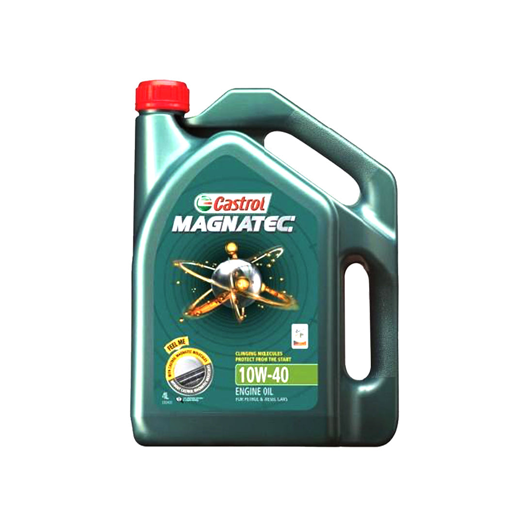 Engine Oil Castrol Magnetic For Gasoline & Diesel Engine 10W-40 Sn/Cf 04 Litres Plastic Can Pack (Pakistan)