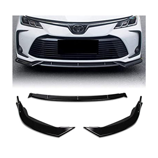 Front Bumper Lip/Extensions  Oem Fitting Toyota Corolla 2018  Plastic Material 03 Pcs / Set Not Painted Bulk Pack (China)