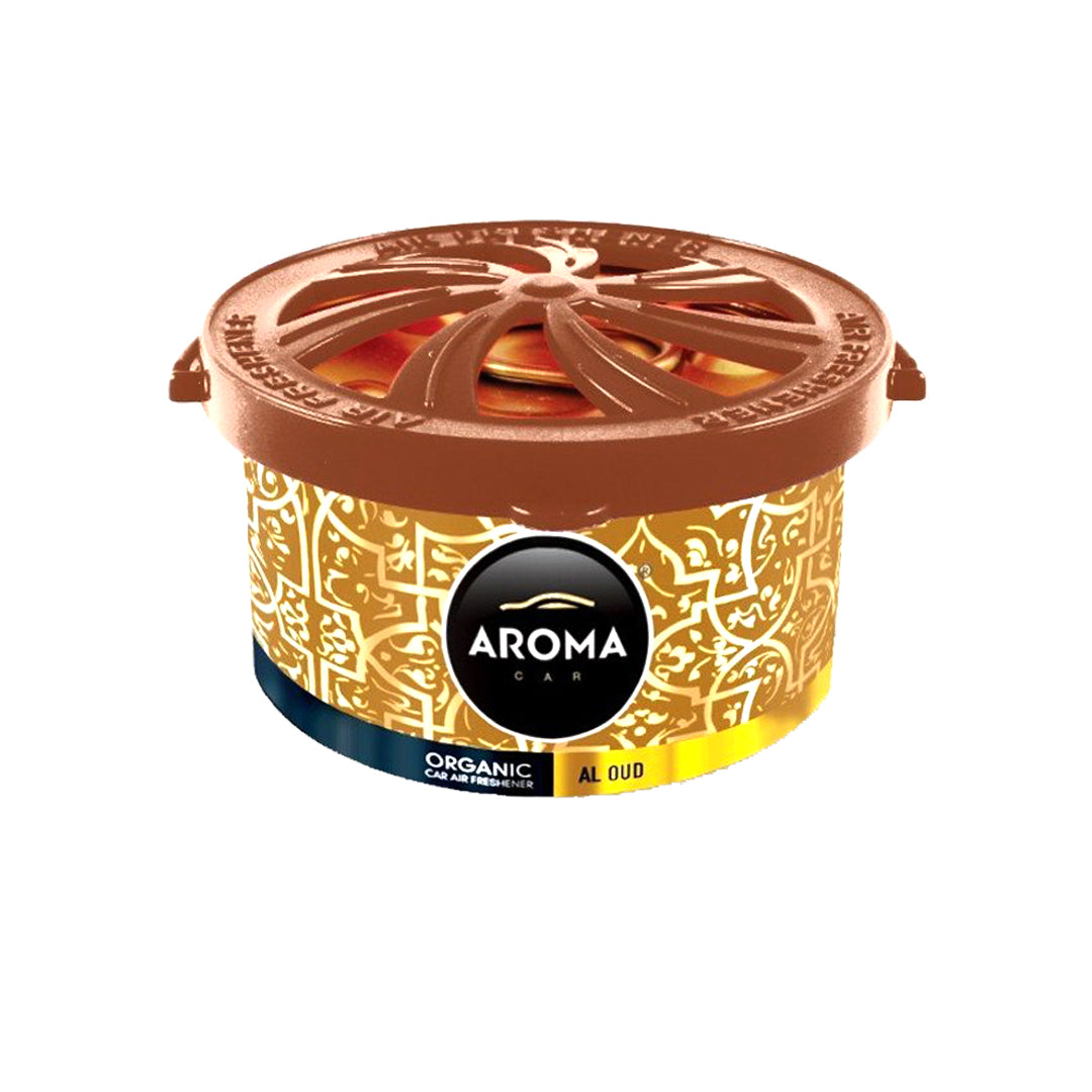 Car Perfume Metal Can Wood Aroma  Al Oud  40G Tin Can Pack Organic S67458 (Eu)