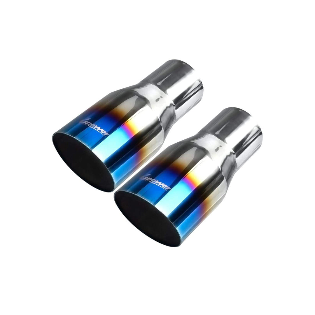 Auto Muffler Tip Pipe Hks Single Tip Design  Ss Material Ss/Burnt  Inlet 3" Outlet 4"   Universal Fitting Box Pack Round Cut (China)