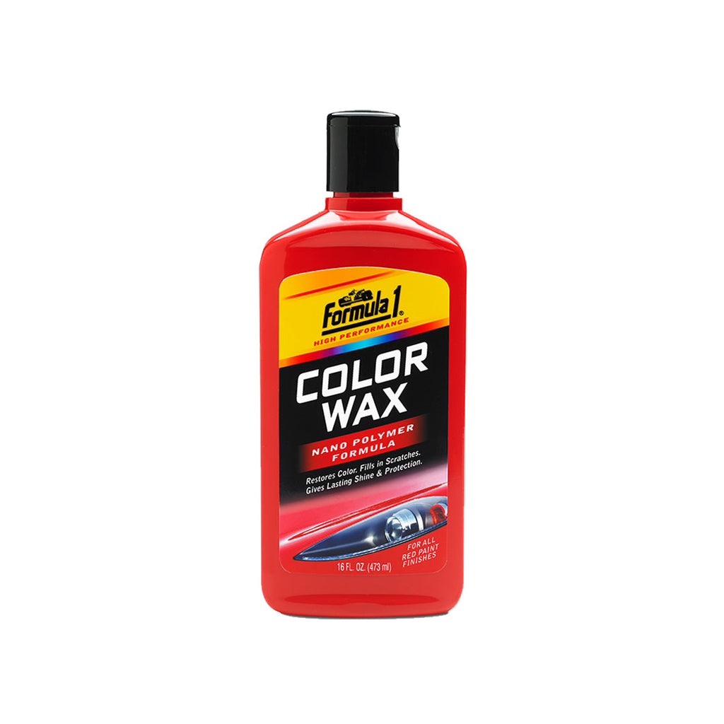 Car Body Polish Formula-1 Cream Based Plastic Bottle Pack 473Ml Color Wax Red Paint Finishes 615482 (Usa)