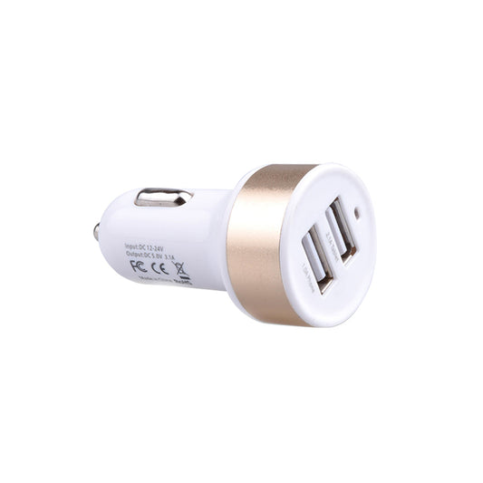 Mobile Charger Kit Runhang Car Use / Dc Type 3.1A 12V 10W  Usb To Android + Ipad + Iphone 1.5 Meters   Premium Quality 01 Pc/Pack White Colour Box Pack  Fy-3683  (China)