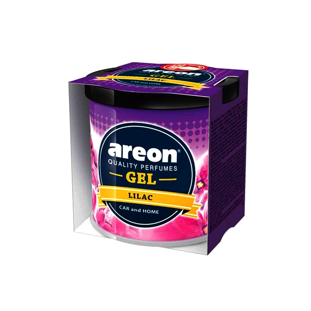 Car Perfume Tin Can Gel Large Areon  Lilac  80G Tin Can Pack Gck11 (Bulgaria)