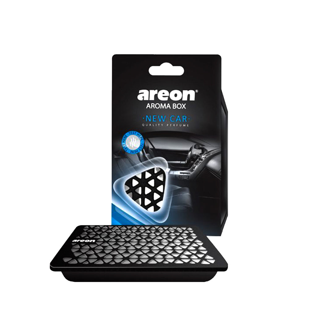 Car Perfume Aroma Box Areon Black Housing New Car  Large Size 70G Plastic Box Pack  Abc05 (Bulgaria)