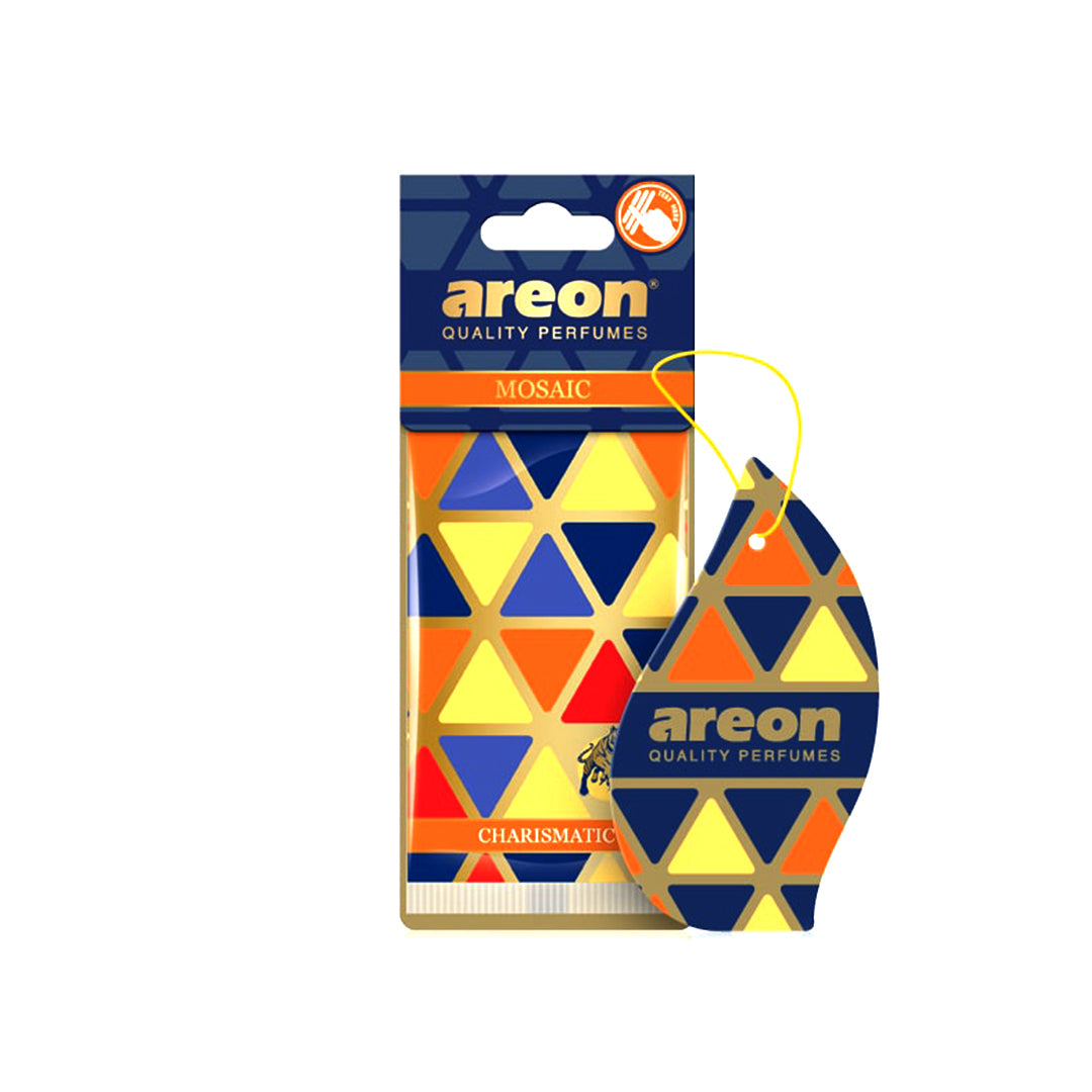 Paper Card Perfume Areon  Charismatic  Coloured Card Pack Mosaic Am02 (Bulgaria)