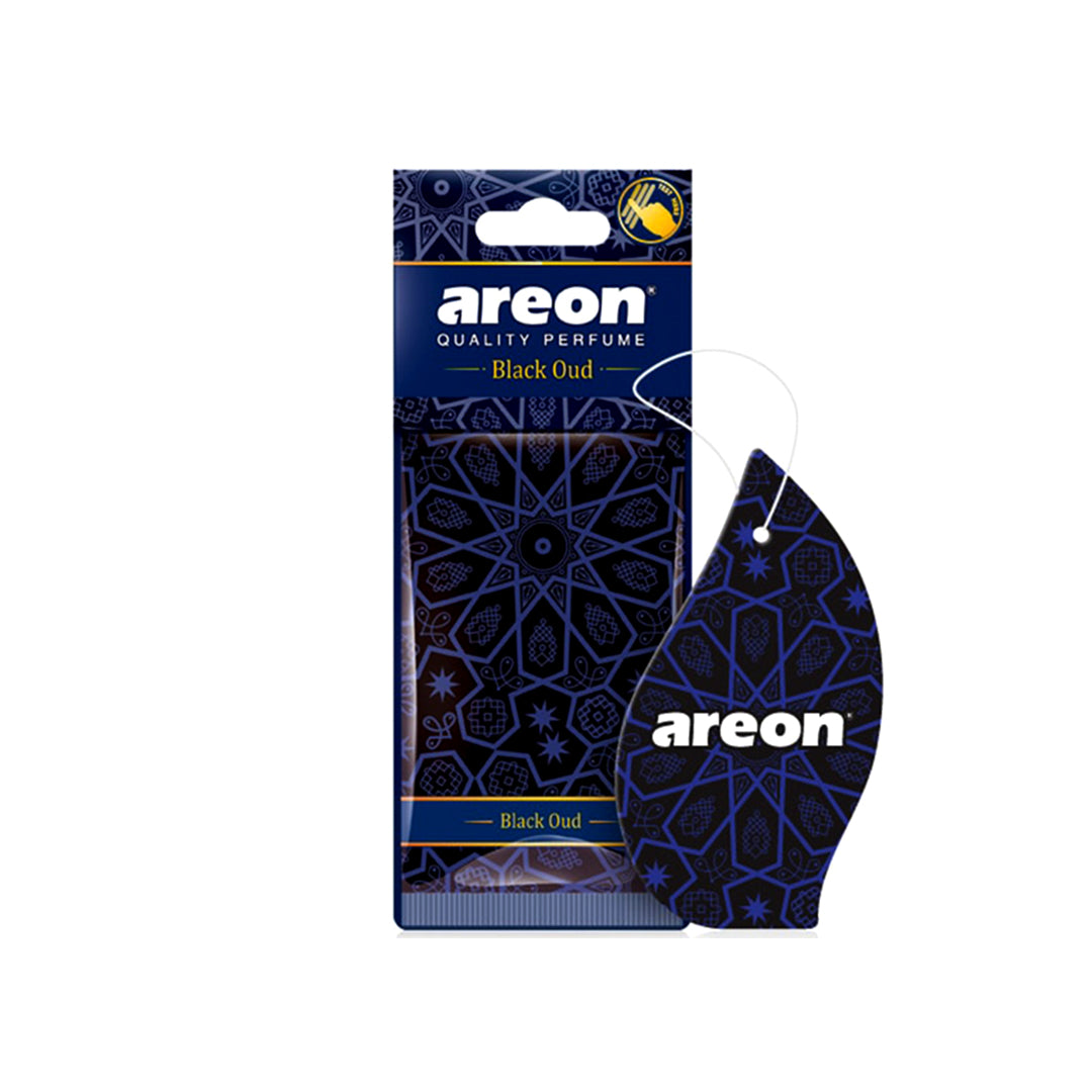 Paper Card Perfume Areon  Black Oud  Coloured Card Pack Mo04 (Bulgaria)