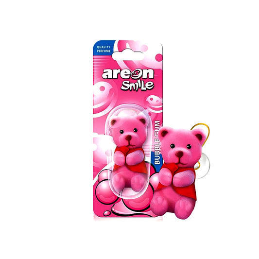 Car Perfume Stuff Toy Hanging Type  Areon Pink Housing Bubble Gum Small Size  Blister Pack Asb06 (Bulgaria)