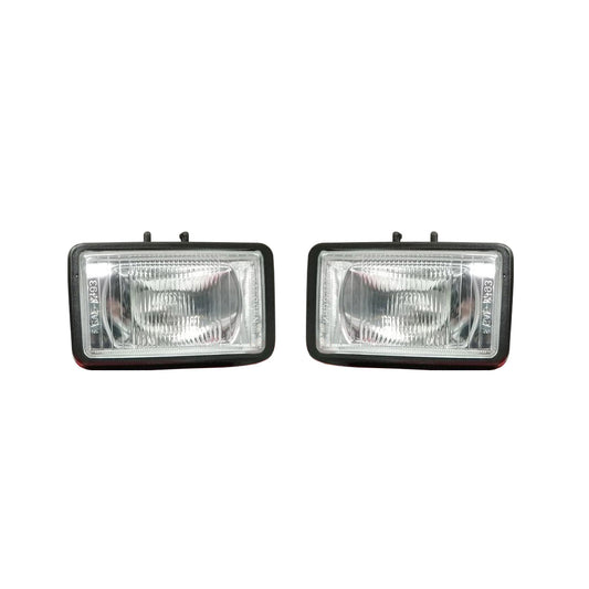 Car Fog Lamp  Universal Fitting Halogen   Plastic Housing Glass Lens Clear Lens Black Hy-350C (China)