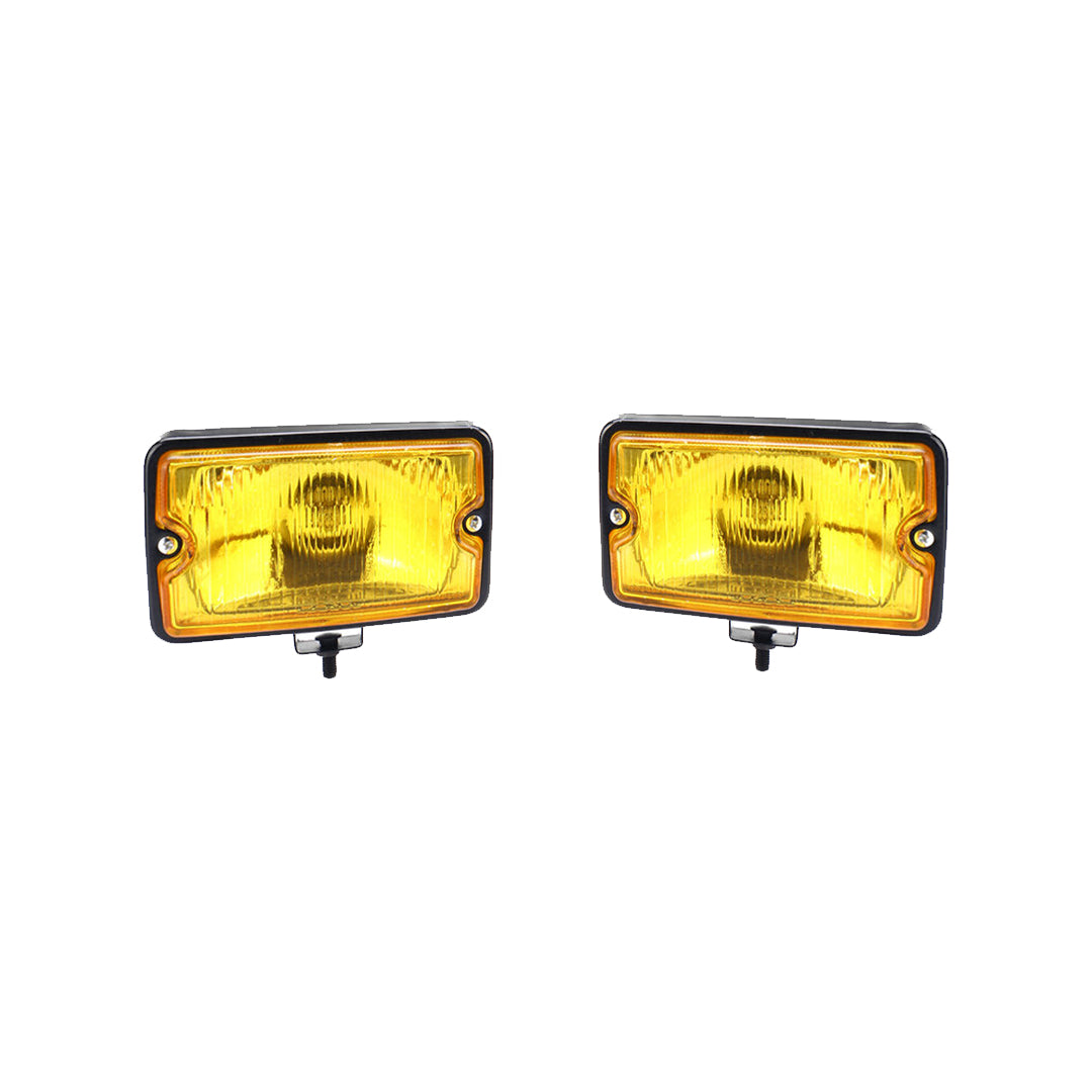 Car Fog Lamp  Universal Fitting Halogen   Plastic Housing Glass Lens Yellow Lens Black Hy-350C  (China)