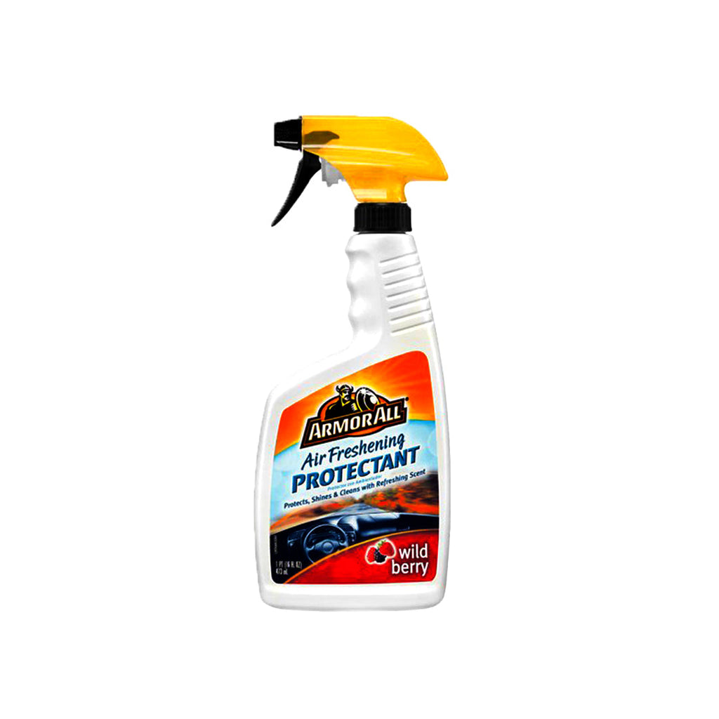 Car Dashboard Polish Armorall Wild Berry Plastic Bottle Pack 473Ml Air Freshening Protectant 202671 (Usa)