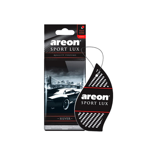 Paper Card Perfume Areon  Silver  Coloured Card Pack Sport Lux Sl02 (Bulgaria)