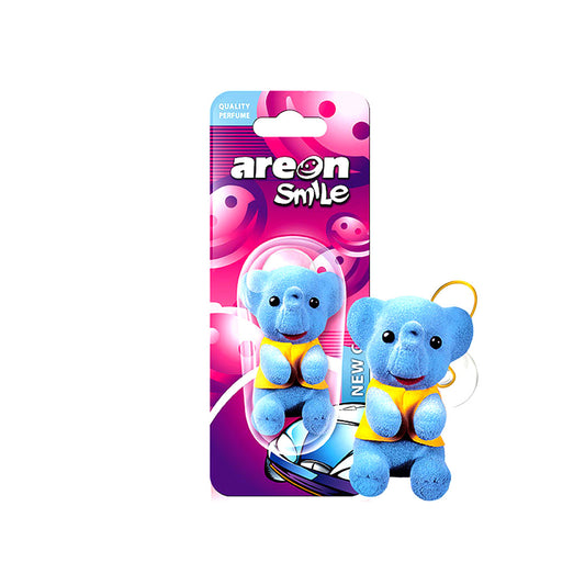 Car Perfume Stuff Toy Hanging Type  Areon Blue New Car    Blister Pack Asb02 (Bulgaria)