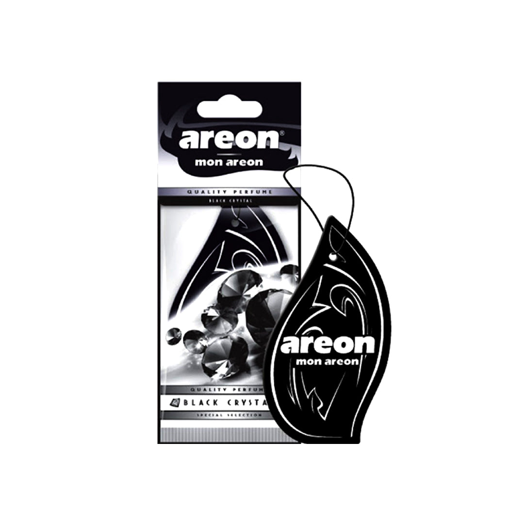 Paper Card Perfume Areon  Black Crystal  Coloured Card Pack Mon Ma23 (Bulgaria)