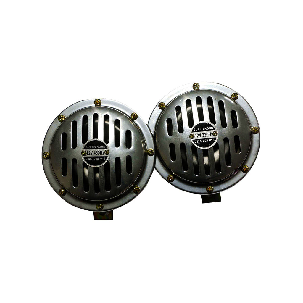 Car Horns Disc Colour Box Pack Super Electric Horn 638H (China)