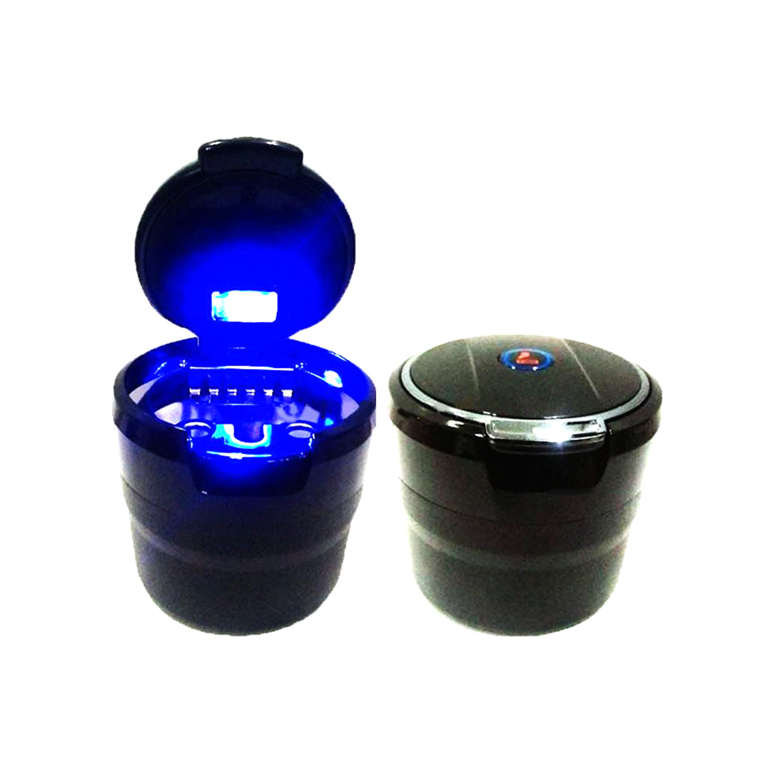 Car Ash Tray With Led Black Premium Quality Small Size Das Auto  Ht-857 (China)