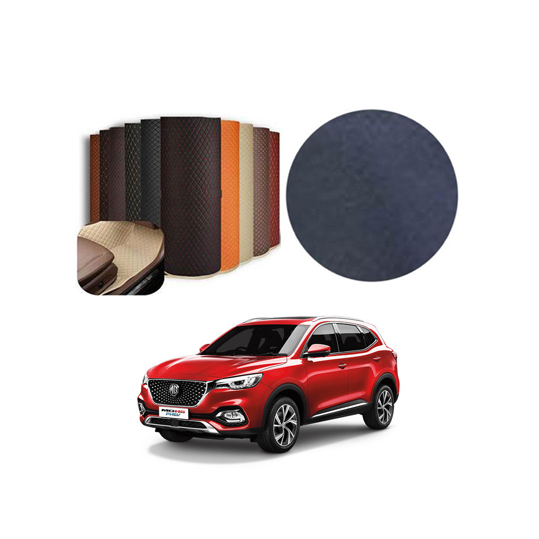 Car Floor Leather Type Rexene Matting Leather Type Design  Custom Fitting Mg Hs 2021 Black Standard Quality Beige Stitch