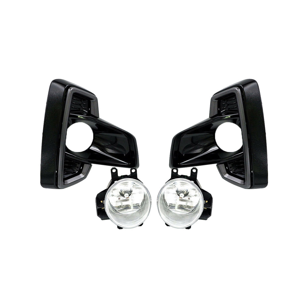 Car Fog Lamp Korealite Oem Fitting Halogen Toyota To Rocco 2018 Oem Plastic Housing Plastic Lens Clear Lens Black/Chrome Kl-7877 (China)