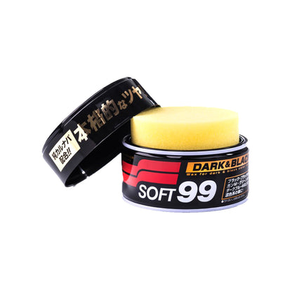 Car Body Polish Soft 99 Soft Wax Tin Can Pack 300G Dark&Black (Japan)