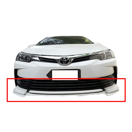 Body Kit/Lip Front + Side + Back Sides Toyota Corolla 2018 Oem Design Plastic Material Without Light  04 Pcs/Set Not Painted (Taiwan)