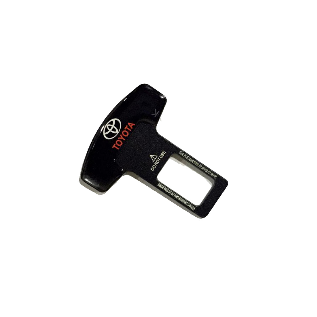 Seat Belt Hook Plastic/Metal Material  Toyota Logo 02 Pcs/Pack  Poly Bag Pack  Seat Belt Hook (China)