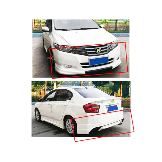 Body Kit/Lip Front + Side + Back Sides Honda City 2018 Oem Design Plastic Material Without Light  04 Pcs/Set Not Painted (China)