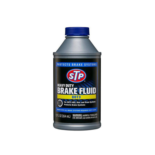 Hydraulic Brake Fluid / Oil Stp Dot 3 Heavy Duty  354Ml Plastic Bottle Pack  (Usa) 203010C