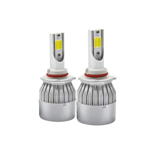 Car Led Head Light Bulbs C6 Cob 9006 Ultra White Colour Box Pack (China) Fy-5911 30W