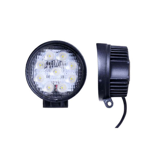 Automotive Led Work Lamp Metal Housing Round Shape  09 Led 100W White Colour Box Pack 01 Pc/Pack Fy-5100 (China)