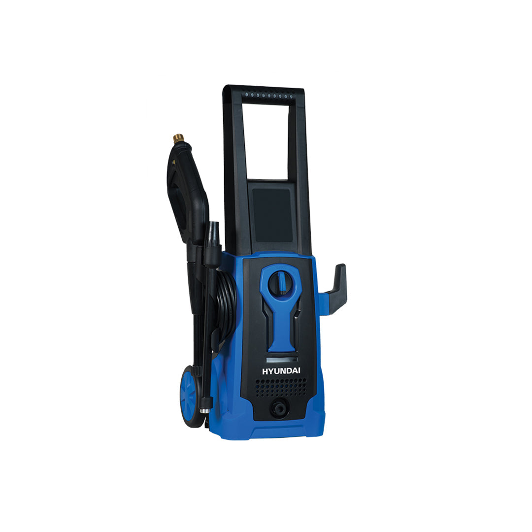 Electric High Pressure Washer Hyundai 1600W 135 Bar With Detegent Bottle  Blue/Black Housing Heavy Duty  Hpw135