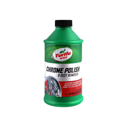 Chrome Polish & Stains Remover Turtle Wax Cream Based 355Ml Plastic Bottle Pack T280 (Usa)