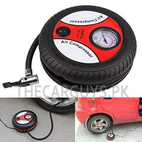 Air Compressor   Plastic Housing  Standard Quality Colour Box Pack Tire Shape 260Psi (China)