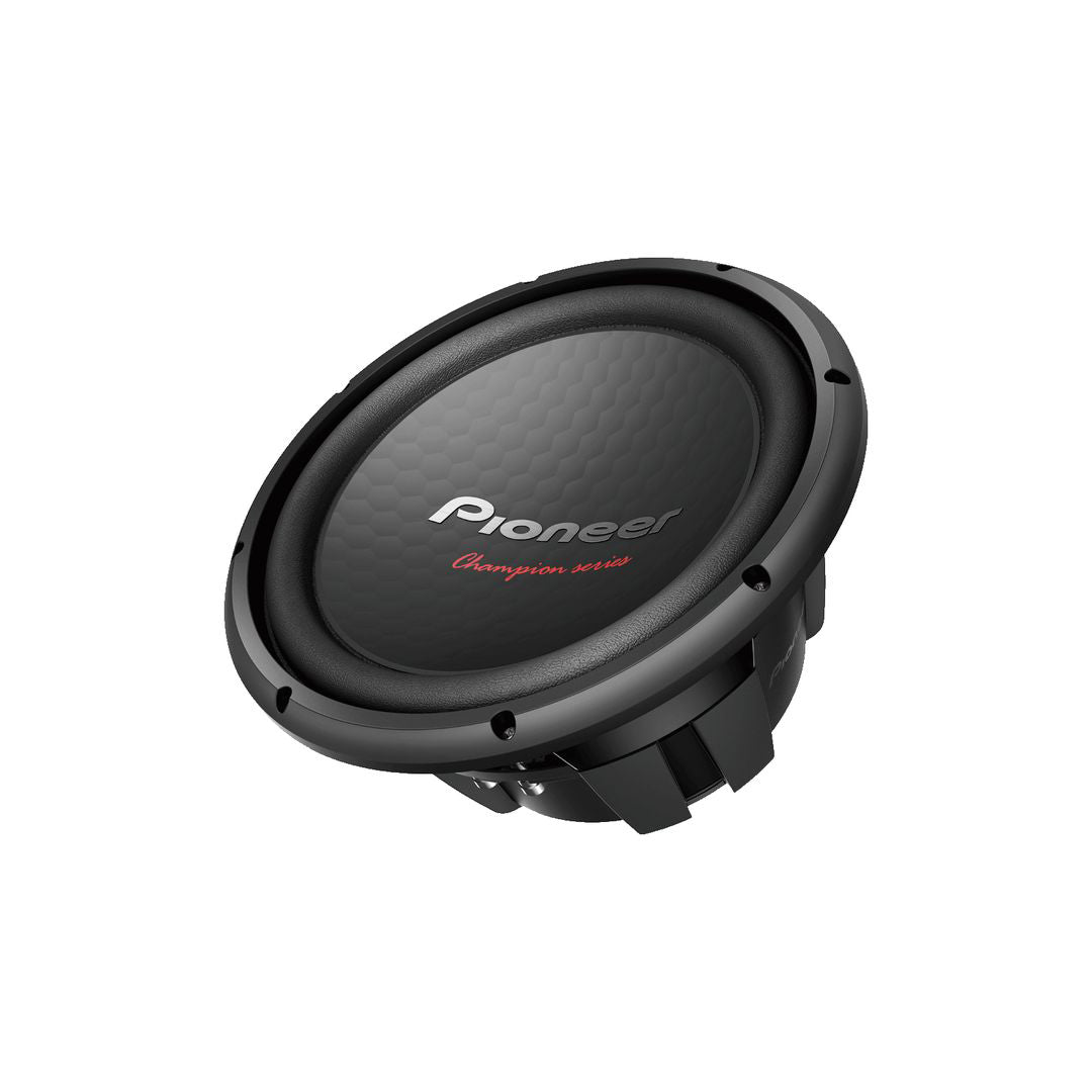 Car Audio Speaker Subwoofer / Woofer Pioneer 12" Round Shape 1600W 4  Ohm   Ogp Black Colour Box Pack W312 (Vietnam)