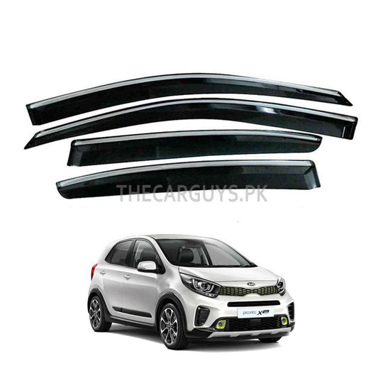 Air Press Bfk Injection Type Mugen Design With Chrome Border Clip Fitting Kia Picanto 2020 Box Pack 04 Pcs/Pack Black (China)