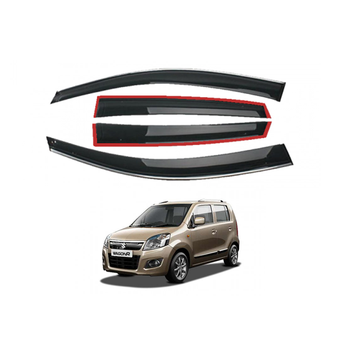 Air Press Bfk Injection Type Mugen Design With Chrome Border Clip Fitting Suzuki Wagon-R 2018 Box Pack 04 Pcs/Pack Black (China)