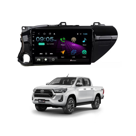 Car In Dash Touch Screen Android Panel Blaupunkt Tab Style Toyota Revo 2021 10" B/C Mtk 1 Gb 16 Gb Ips Display  Gorilla Glass  Piano Black Panel Navigation Revo Panel (China)