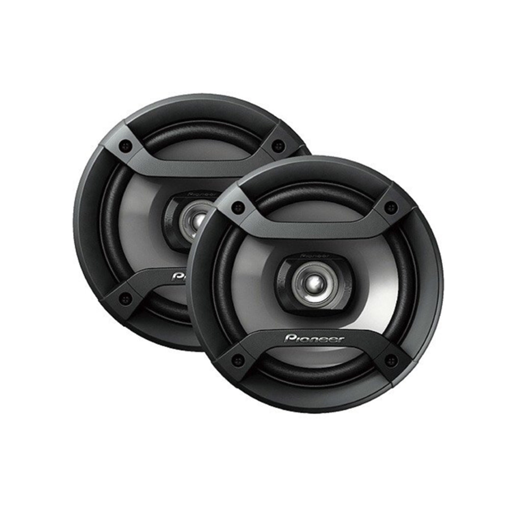 Car Speakers Pioneer 6" Round Shape 2-Way Coaxial 200 Watts Ogp Universal Fitting 02 Pcs/Set Black Ts-F1634R Executive Quality