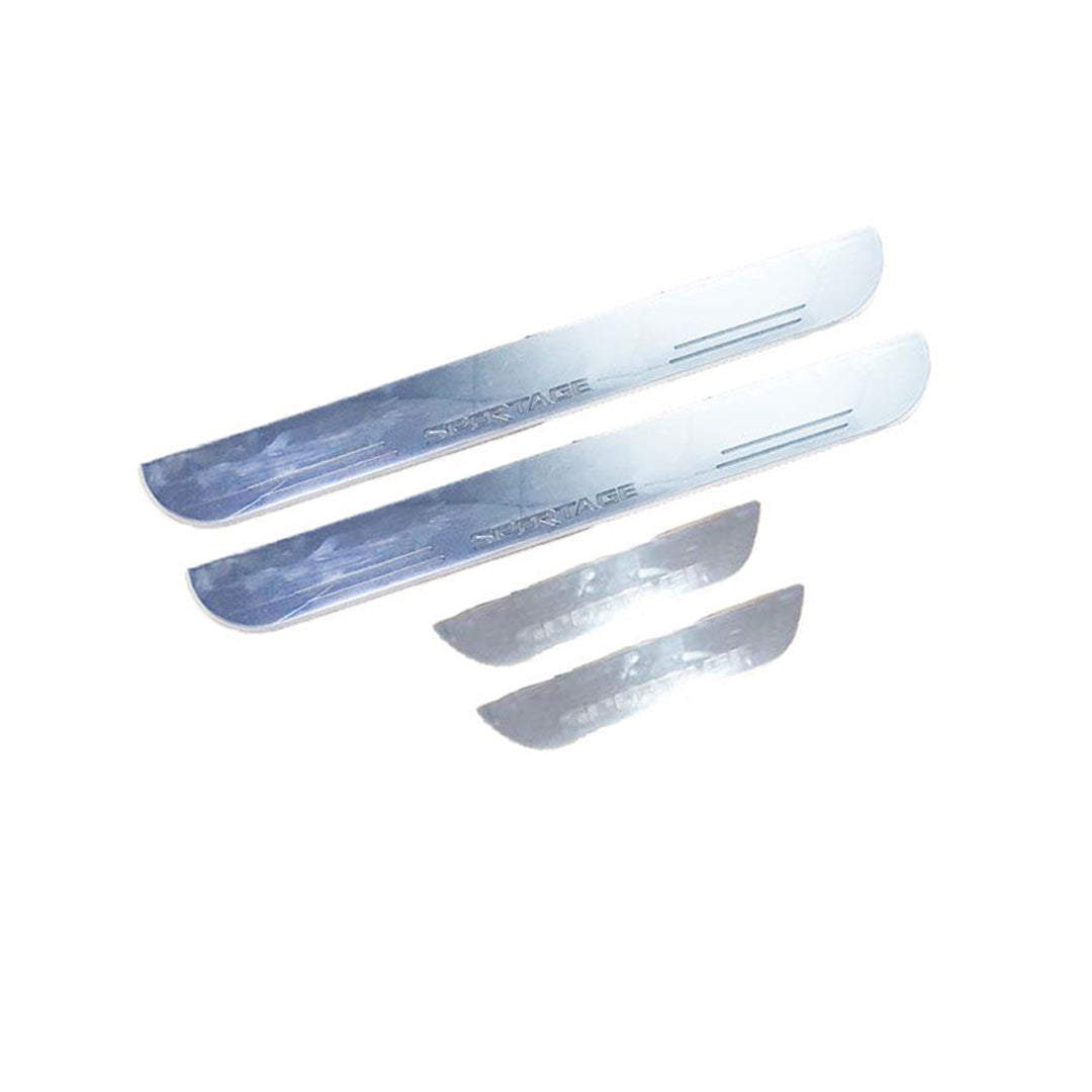Buy Car Door Sill Scuff Plate Protectors 3D Glass W/Led Oem Fitting Kia ...