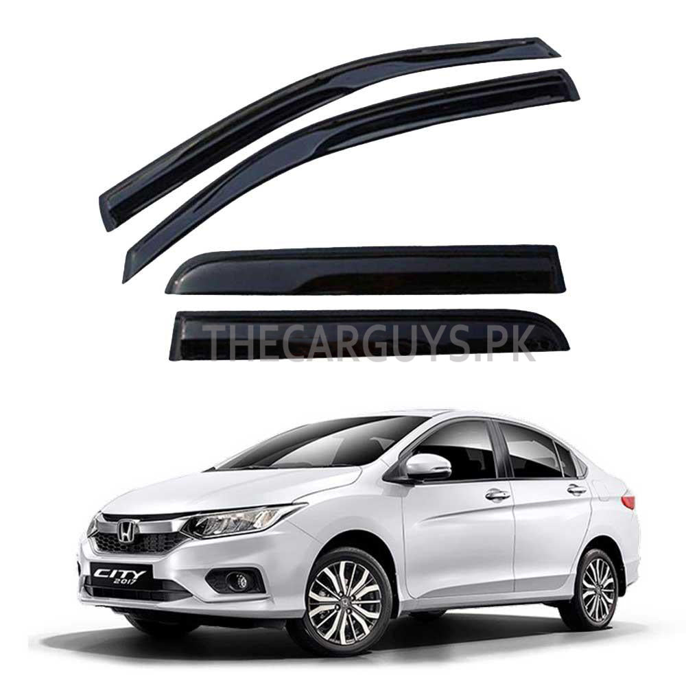 Air Press Bfk Injection Type Mugen Design Without Chrome Border Clip Fitting Honda City 2018 Box Pack 04 Pcs/Pack Black (China)