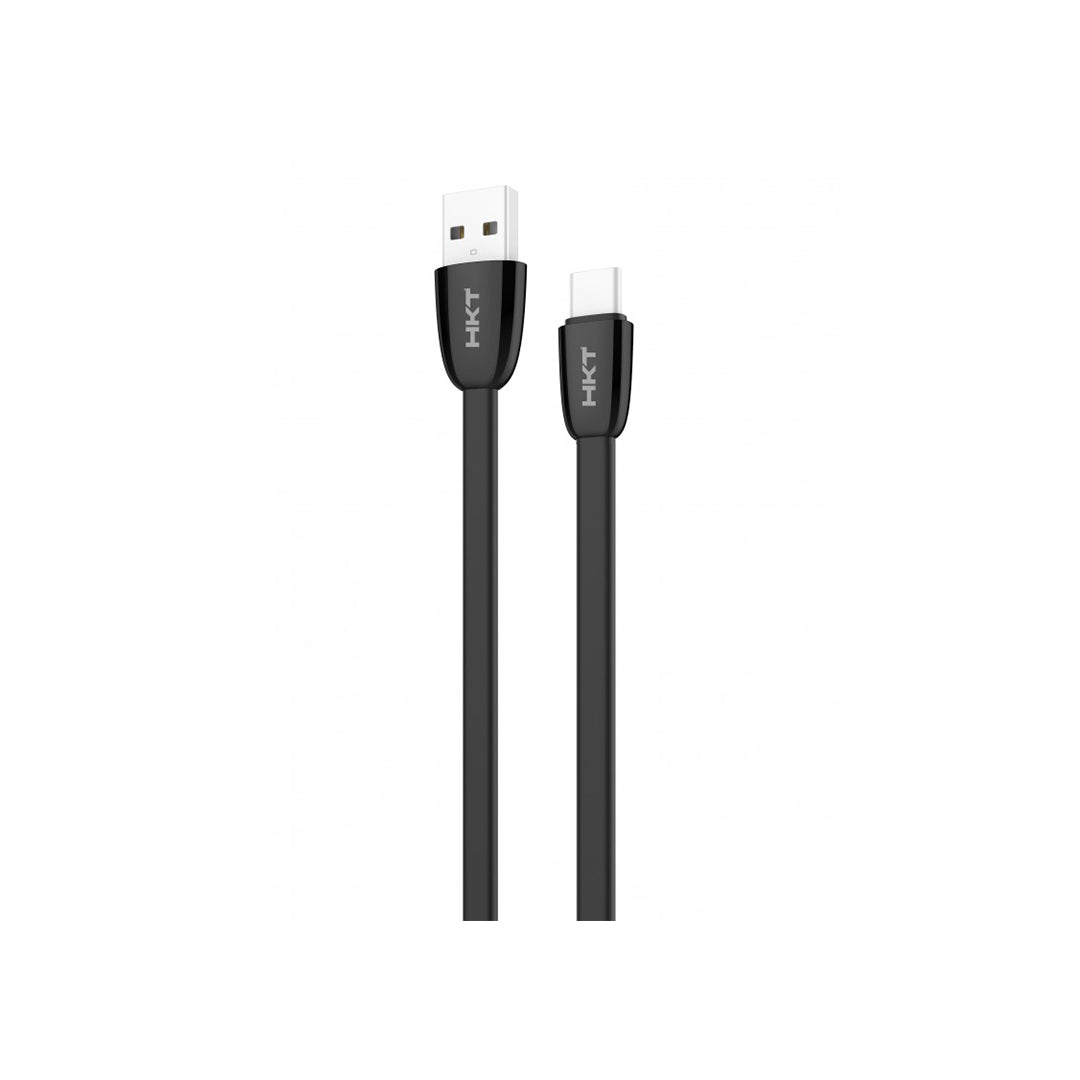 Mobile Charging / Data Cable Hkt Usb To Android Single 2.4A Fast Charging  2 Meters Black 01 Pc/Pack Colour Box Pack C-1